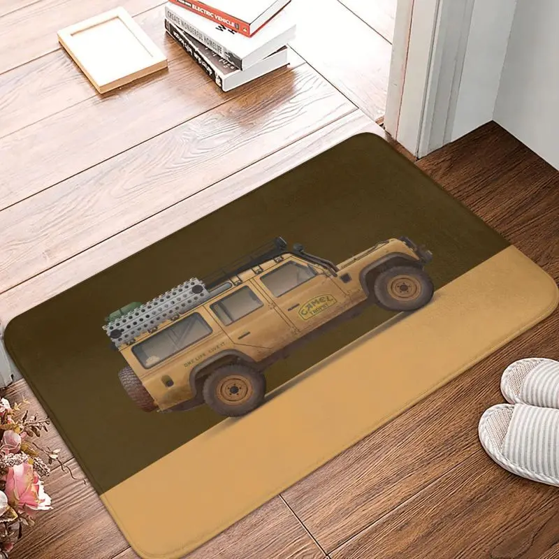 Camel Trophy Defender 110 Front Floor Door Entrance Mat Indoor Bathroom Kitchen Doormat Living Room Carpet Rug