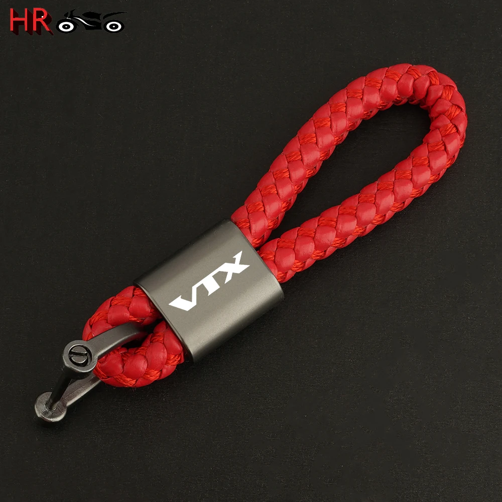 High Quality Key Ring Chain Accessories For HONDA VTX1300 VTX1800 VTX 1300 1800 Motorcycle Fashion Braided Rope Keyring Keychain