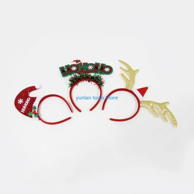 Set fascia per testa Natale da 50 libbre 6 adulti vestiti per i capelli accessori per capelli per le forniture da