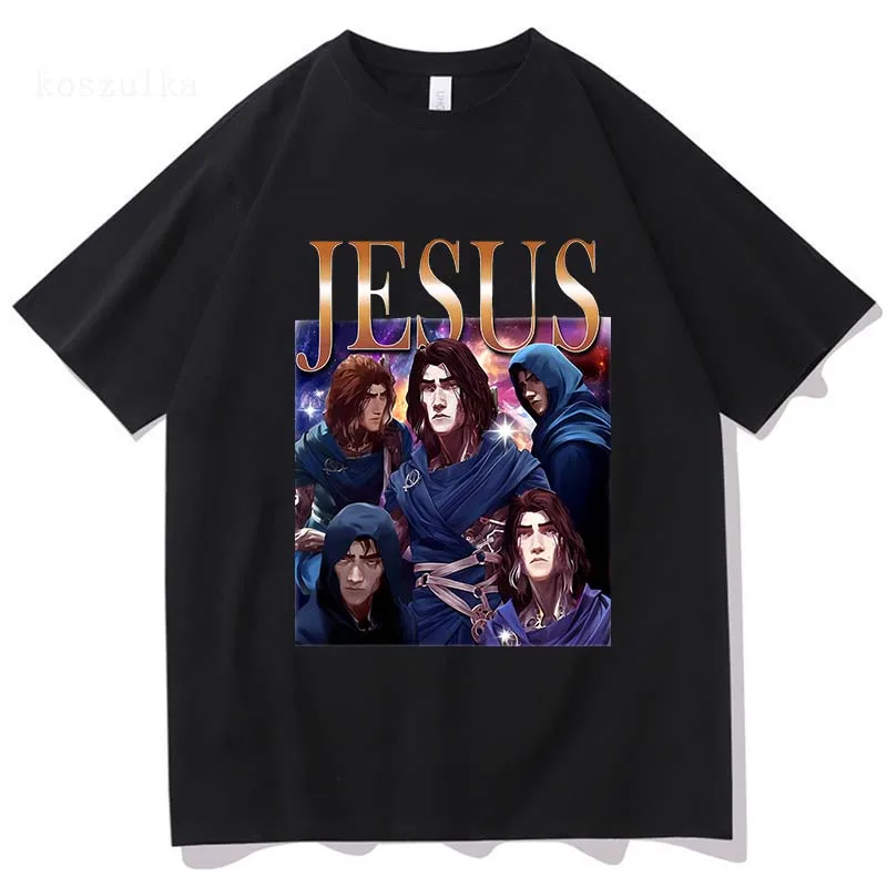 

Viktor Jesus Arcane T Shirts Men/women 100% Cotton Short Sleeve Clothing Prevalent Streetwear Tshirts Breathable O-neck T-shirts