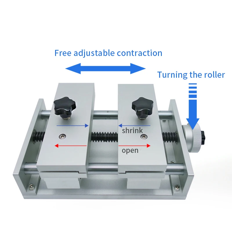 Micro Adjustable Desktop Movable Clamp Jig For Fiber CO2 UV Laser Engraving Marking Cutting Use Big Small Size With Tray