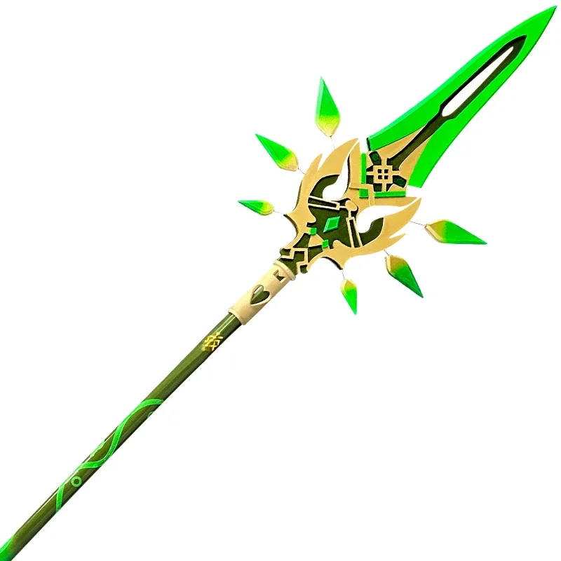 Anime Cosplay Genshin Impact Xiao Cosplay Arms Men Game Props Knife and Spear Primordial Jade Winged-Spear Xiao Spear Props