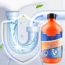 500ML Home Pipeline Dredging Agent Liquid Plumber Drain Cleaner Clog Remover Pipeline Dredging Agent