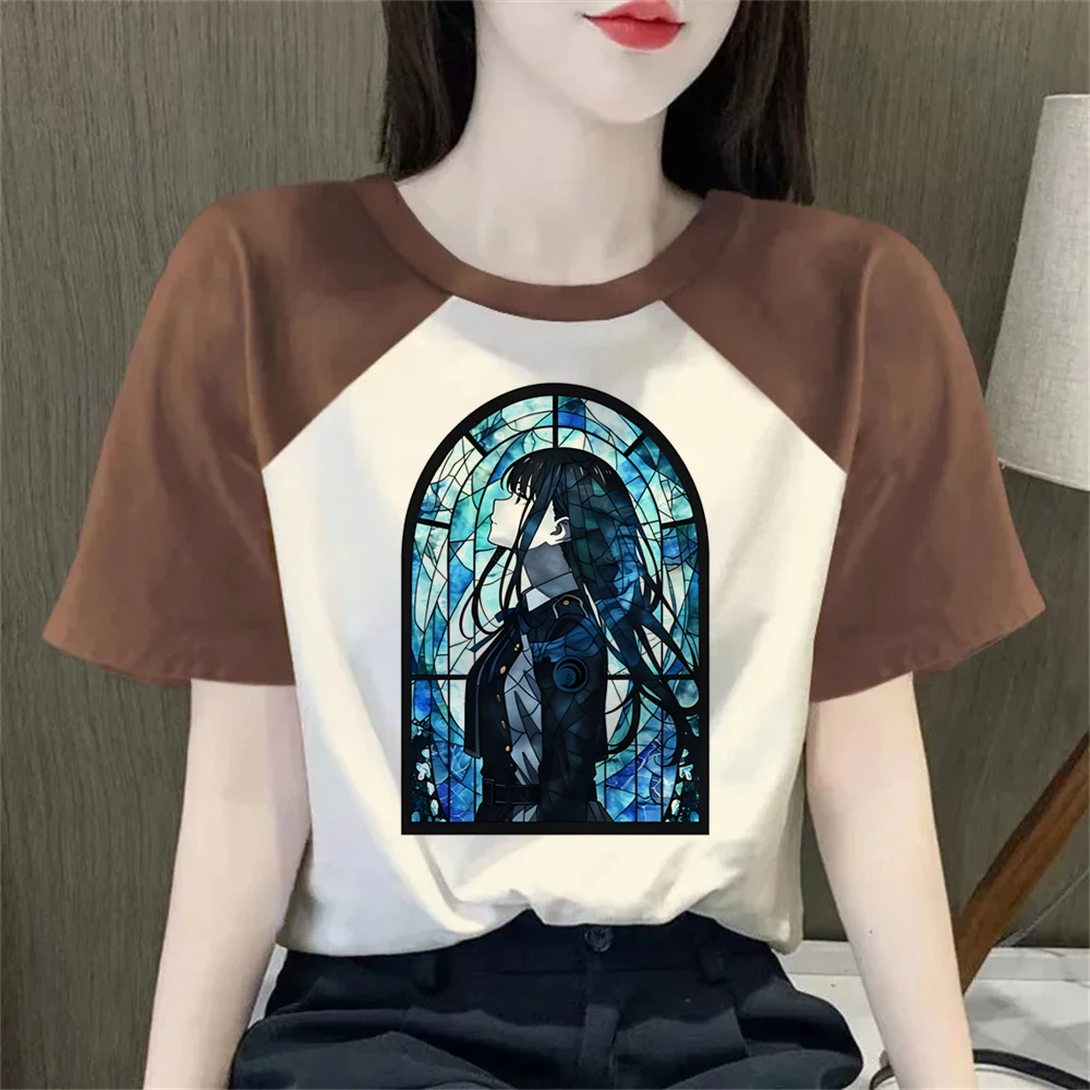 Lycoris Recoil t-shirt shoujo 2000s streetwear baddie japan goth t-shirt cute gyaru japan japanese meme