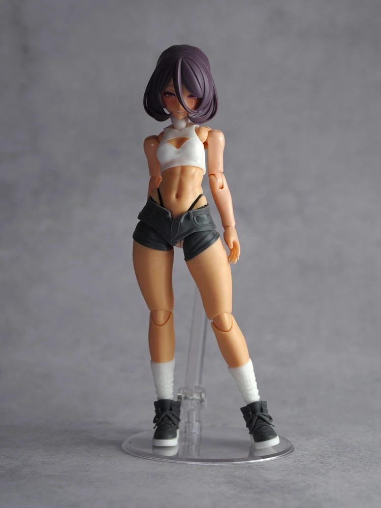 SH 1/12 Machine Girl Goddess Device MU073J Overalls Plain Body Modification Resin GK Model