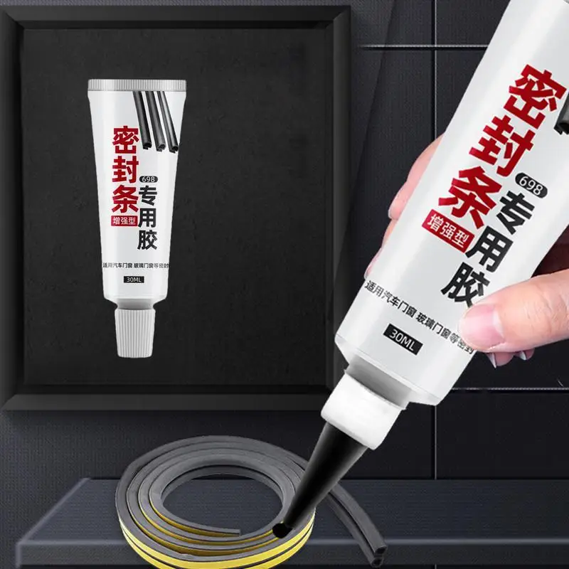 

Rubber Seal Strip Glue 30ml Car Sealing Strip Adhesive Car Windshield Sealant High Bond Strength Repair Adhesive For Car Door