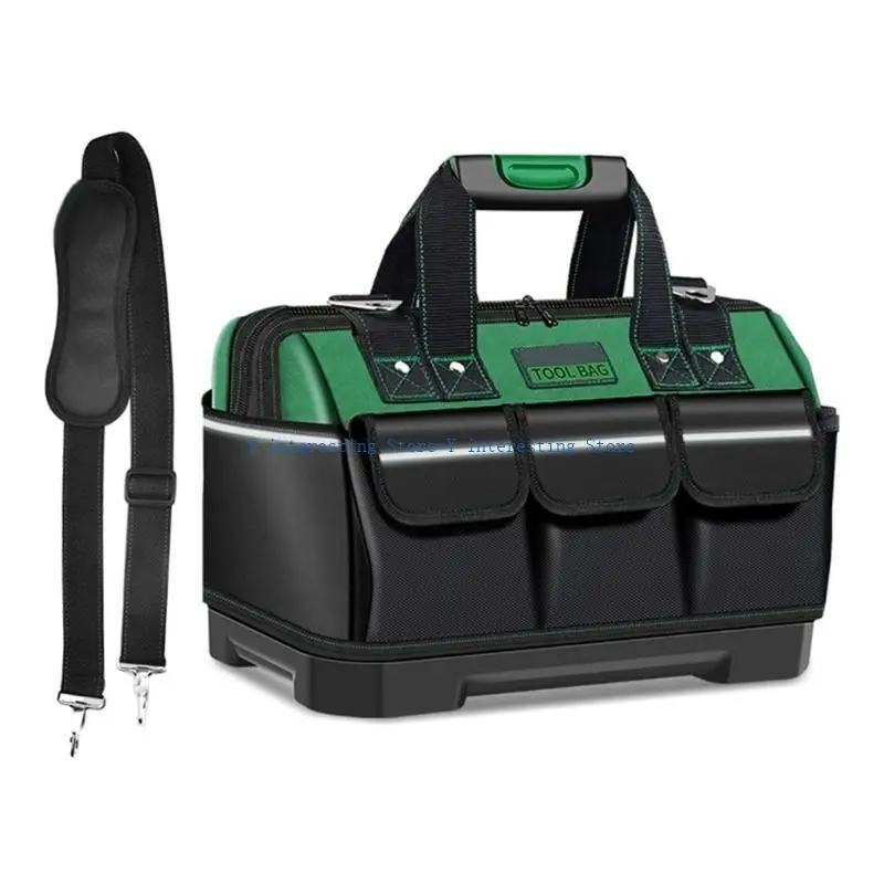 

896A Heavy Duty 16Inch Tool Bag Waterproof Tool Carriers Feature Reinforced Oxford Fabric and Comfortable Carry Handle