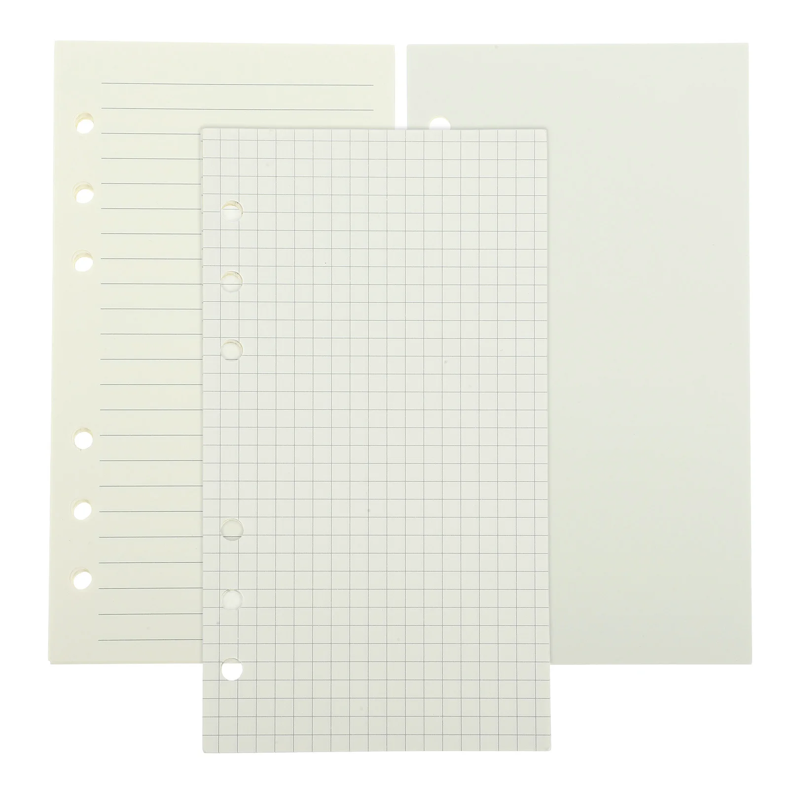 3 Books Notebook Refill Replacement Loose Leaf Paper Refill Smooth Writing Planner Binder Inserts Notepad Replacement Refills