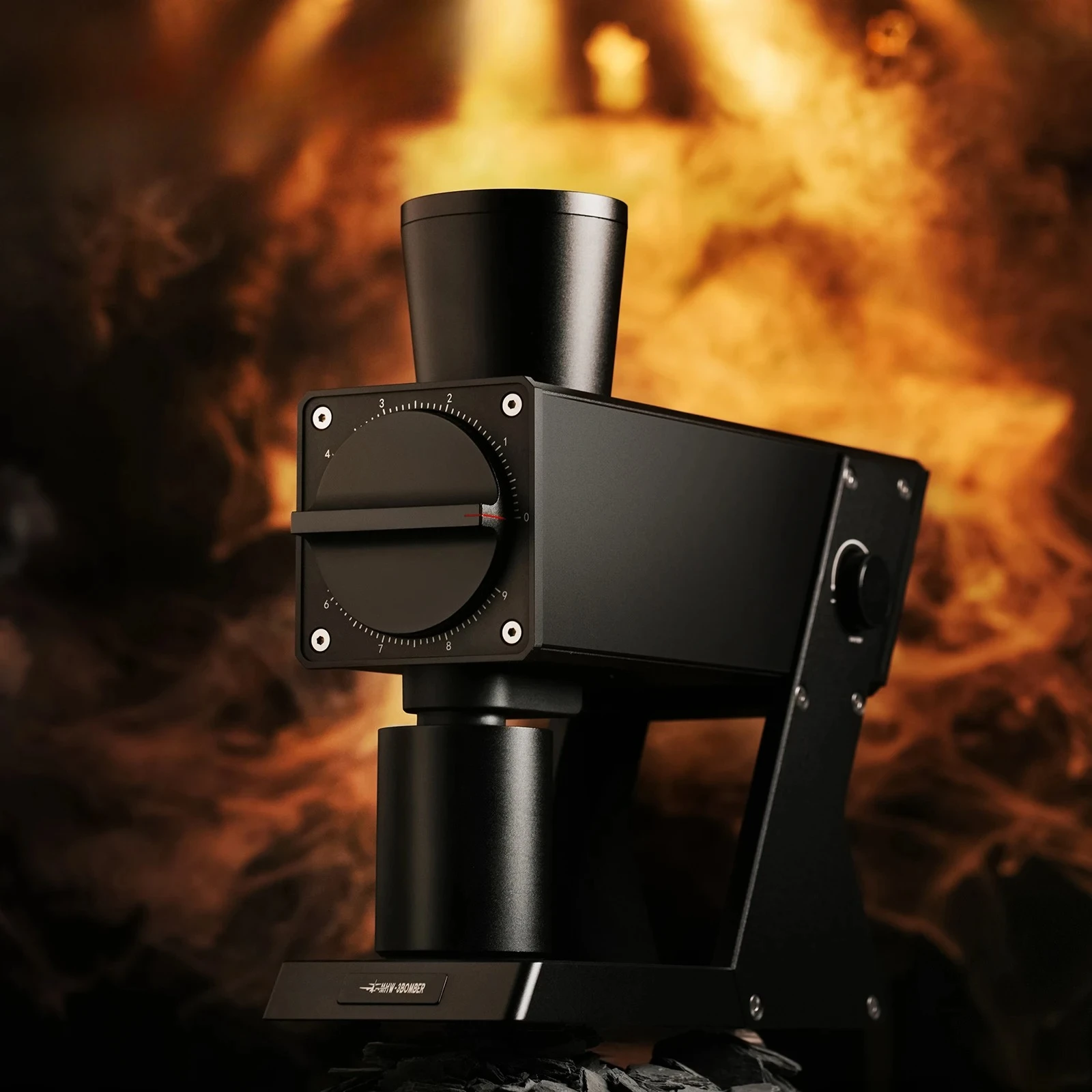 F74 Coffee Electric Grinder Machine Titanium Flat Burr Espresso Grinder with 90 Stepless for Pour Over/French Press