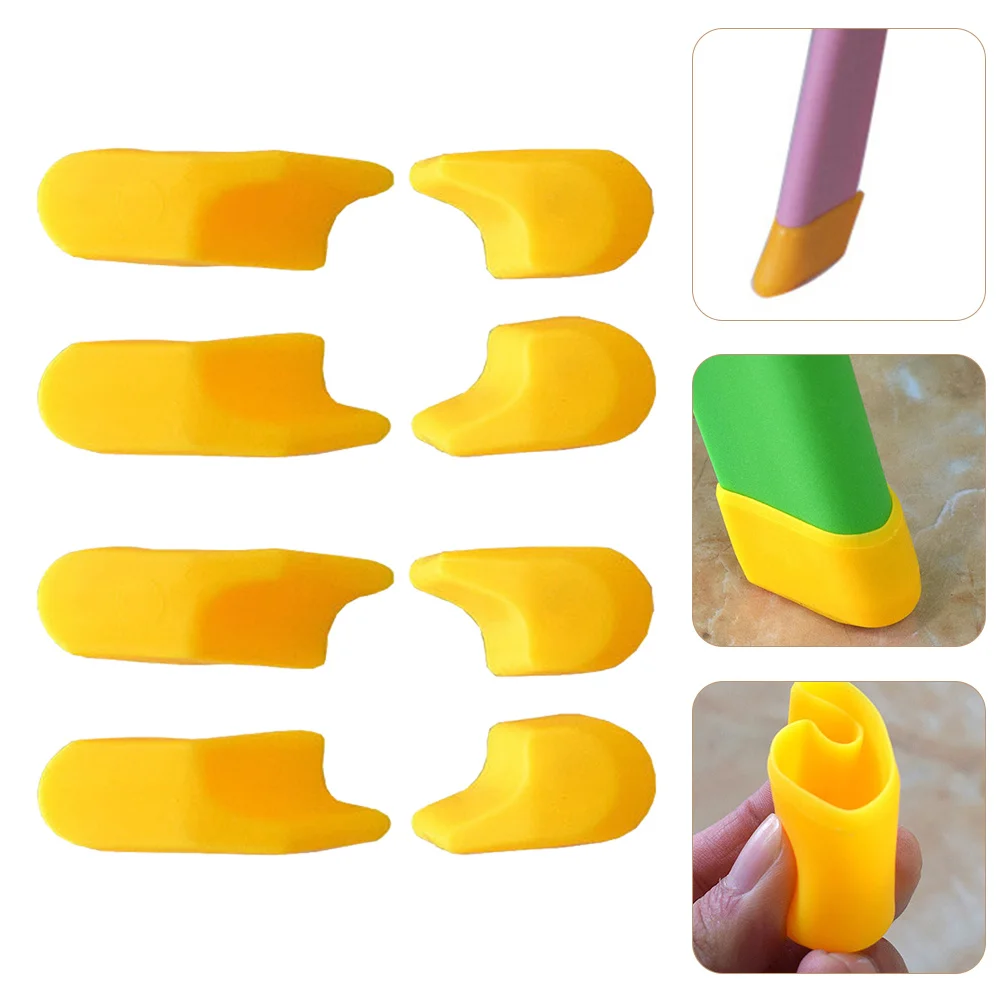 

8Pcs Table Legs Sleeves Rubber Chair Feet Covers Non-Slip Furniture Floor Protectors Lightweight Portable Home Use