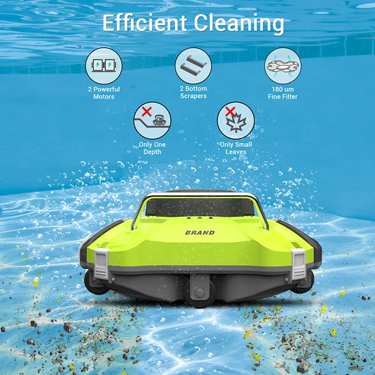 Automatic Swimming Pool Cleaner Equipment Inground Pool Vacuum Smart Cleaning Pool Robot Filter