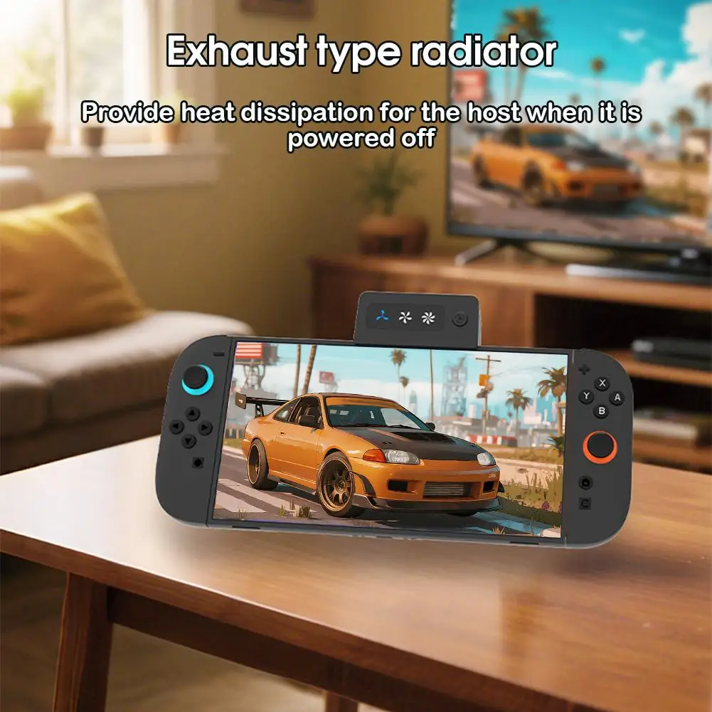 For Nintendo 2 Cooling Fan Micro USB Cable Powered Docking Station Dock Accessorie 3-Speed Adjustment Console Cooler