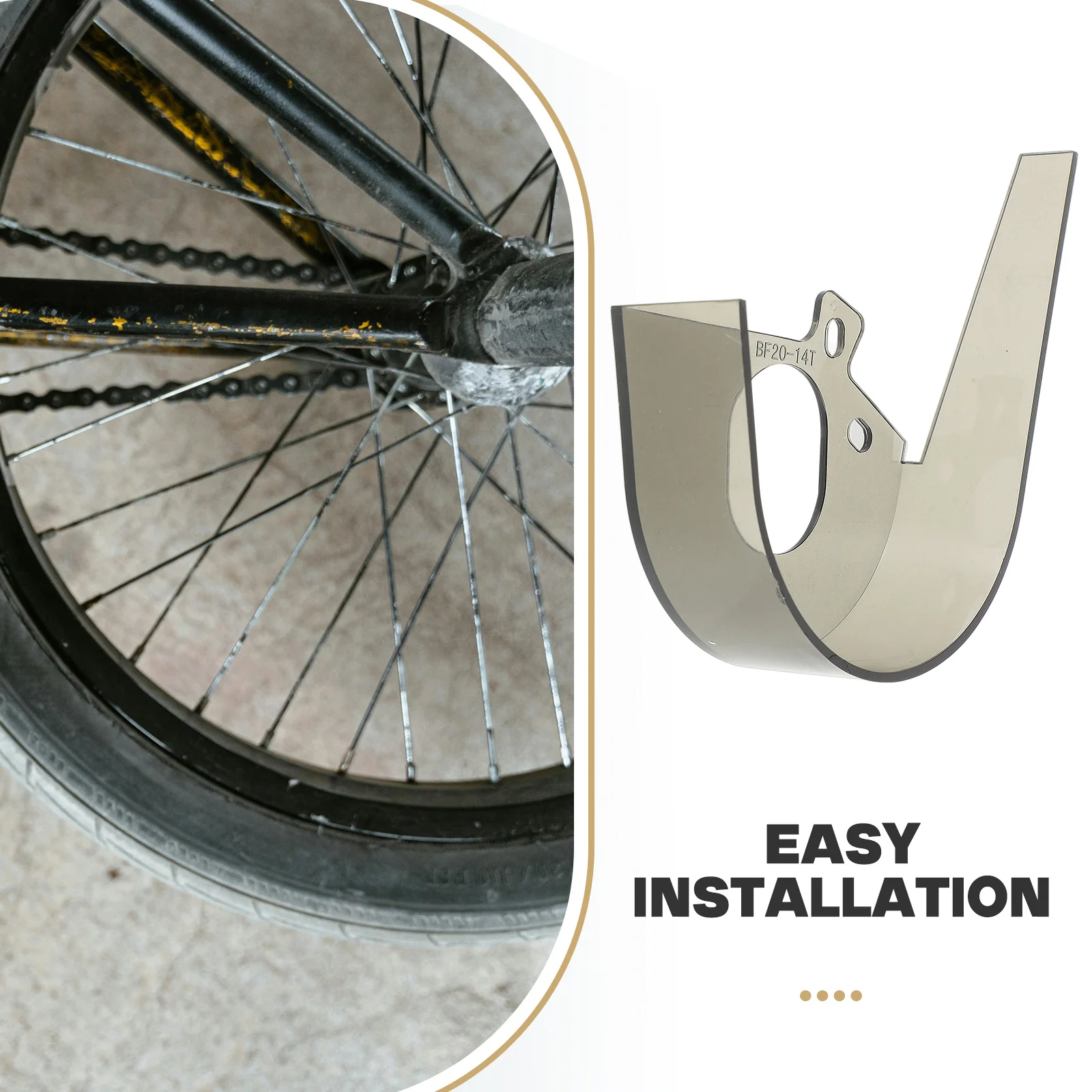 2pcs Bicycle Chain Cover Black Durable Oil Resistant Bike Chain Guard For Mountain Road Electric Tricycle Kids Bike Chainring