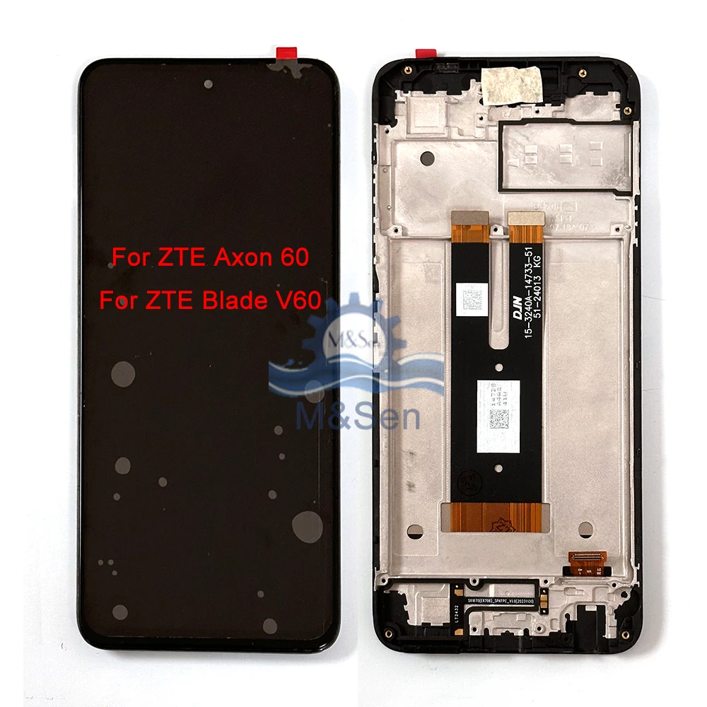 Original For ZTE Axon 60 LCD Display Screen Touch For ZTE Axon 60 Lite/ Blade V60 Design 4G/V60 Smart Z2359/v60 Vita Frame