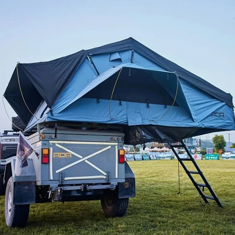 

High Quality Soft Roof Top 4-Person Quick Automatic Opening Waterproof Camping Tent For Pick