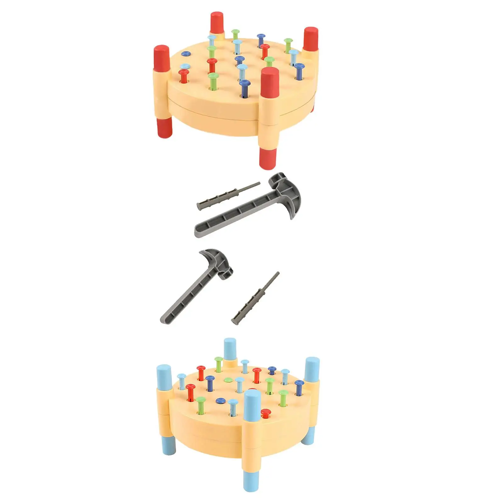 Игрушка-Молот для детей дошкольного возраста, обучающая игрушка, стреляющая по хвосту игра, крутящиеся колышки, игрушка для мальчиков, дошкольные подарки на день рождения