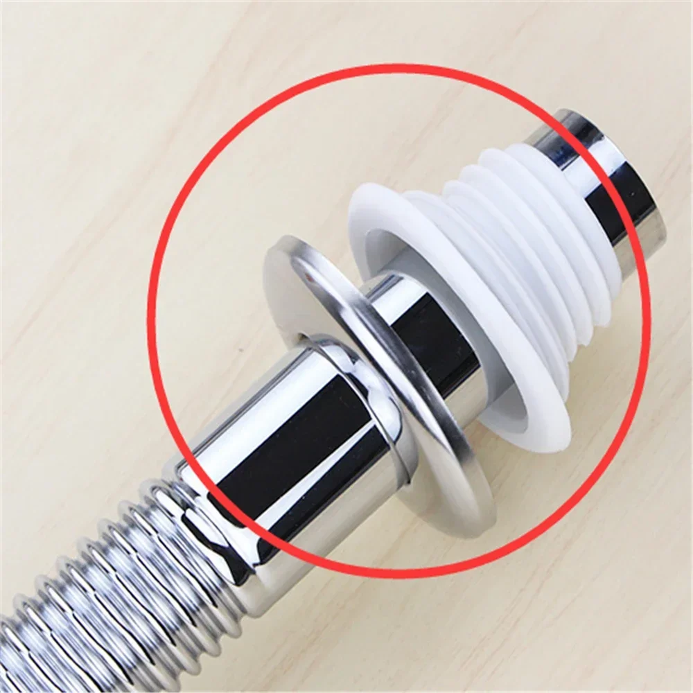 Basin 32 Sewer Seal Ring Deodorant Plug Bellows Sewer Pipe Stainless Steel Decorative Cover Deodorant Seal Ring