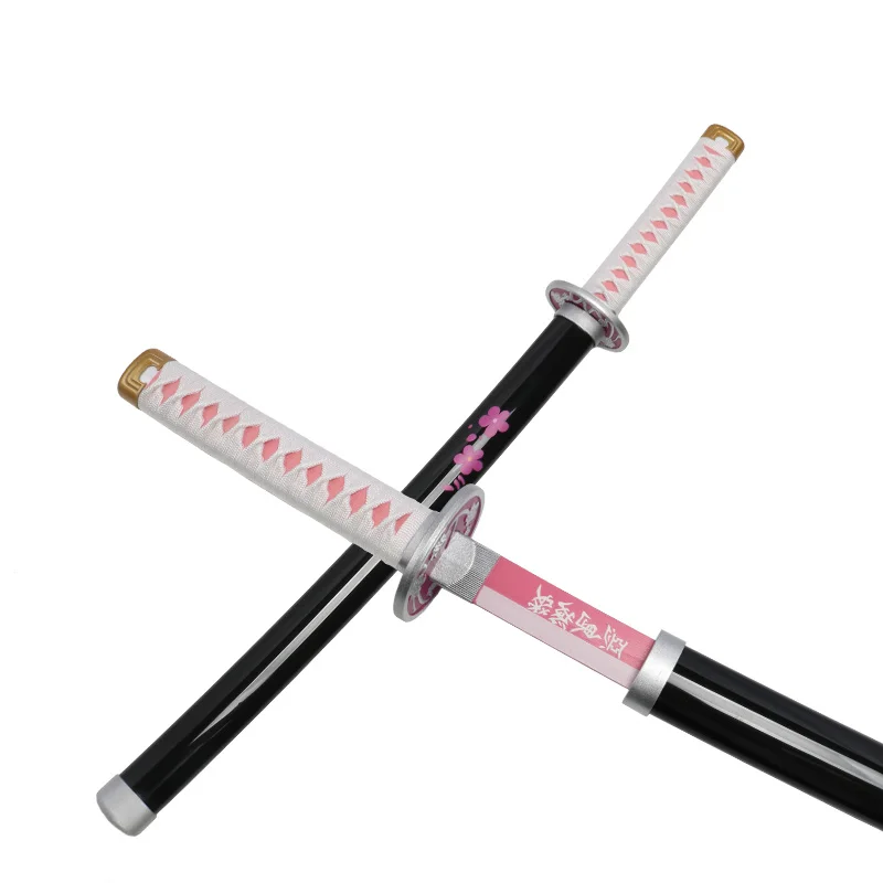 80 سنتيمتر/31.5 "تسويوري كاناو كاتانا أنيمي شيطان القاتل السيف لعبة السيف تأثيري سلاح الدعائم مع حزام وحامل السيف