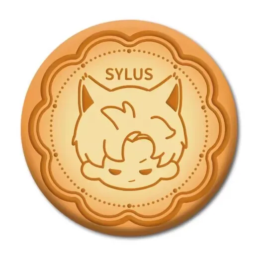 "الحب والمساحة العميقة، كوكي Smacked 'Qin Che Shen Xing Hui Qi Yu Li Shen' قلادة بروش شارة لطيفة ورائعة للغاية.