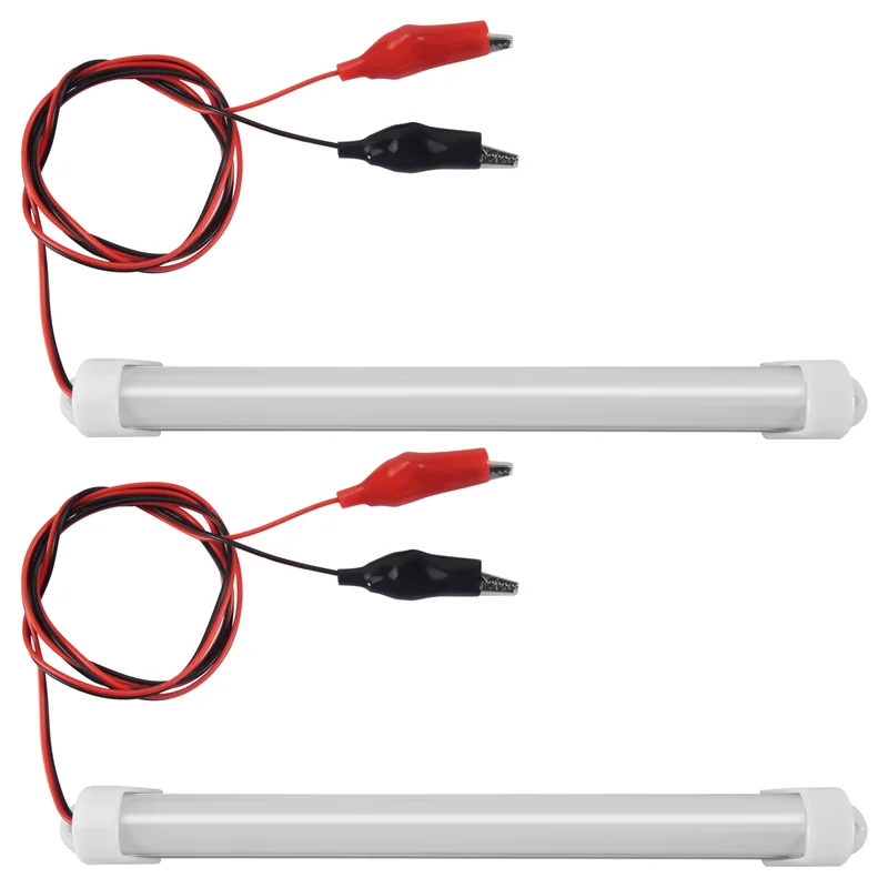 

ABUG-2X 12V Car LED SMD Interior Light Bar Tube Strip Lamp Van Boat Caravan Motorhome Cold White