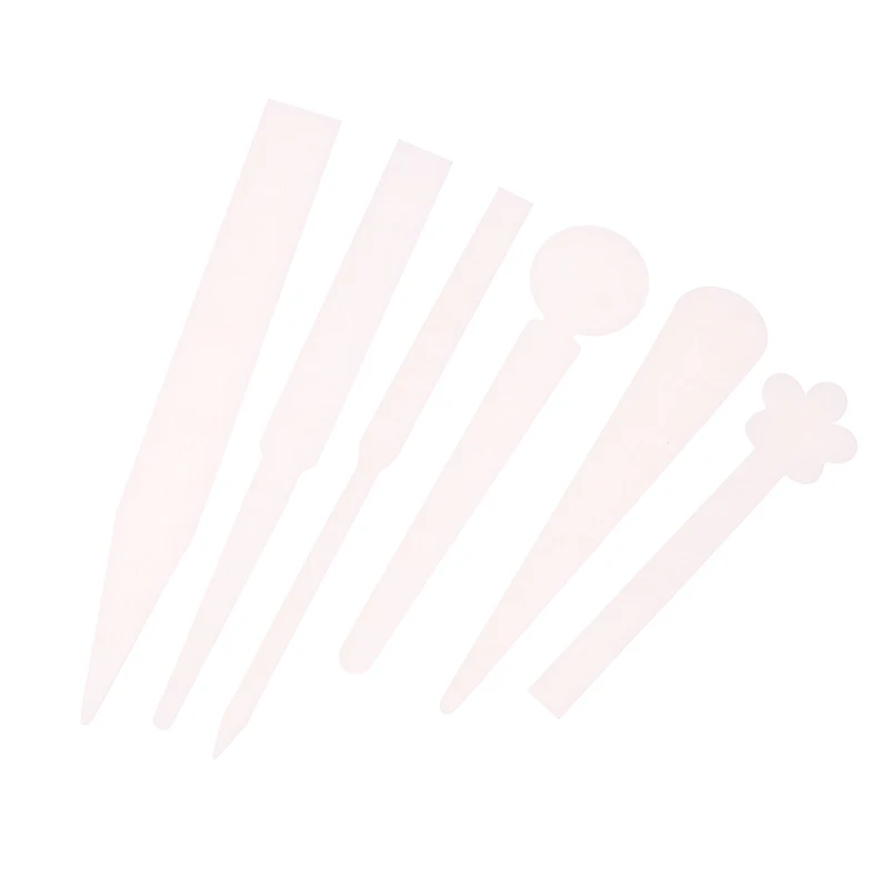 Bandes de papier à tête ronde pour aromathérapie, 100 pièces/lot, test de parfum essentiel, en forme de fleur