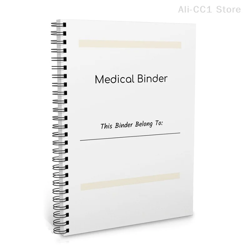 Medical Binder Bundle, 70+ Pages Adult Health Medical Planner, Medical Notebooks, Health Diaries And Logs For Tracking Health