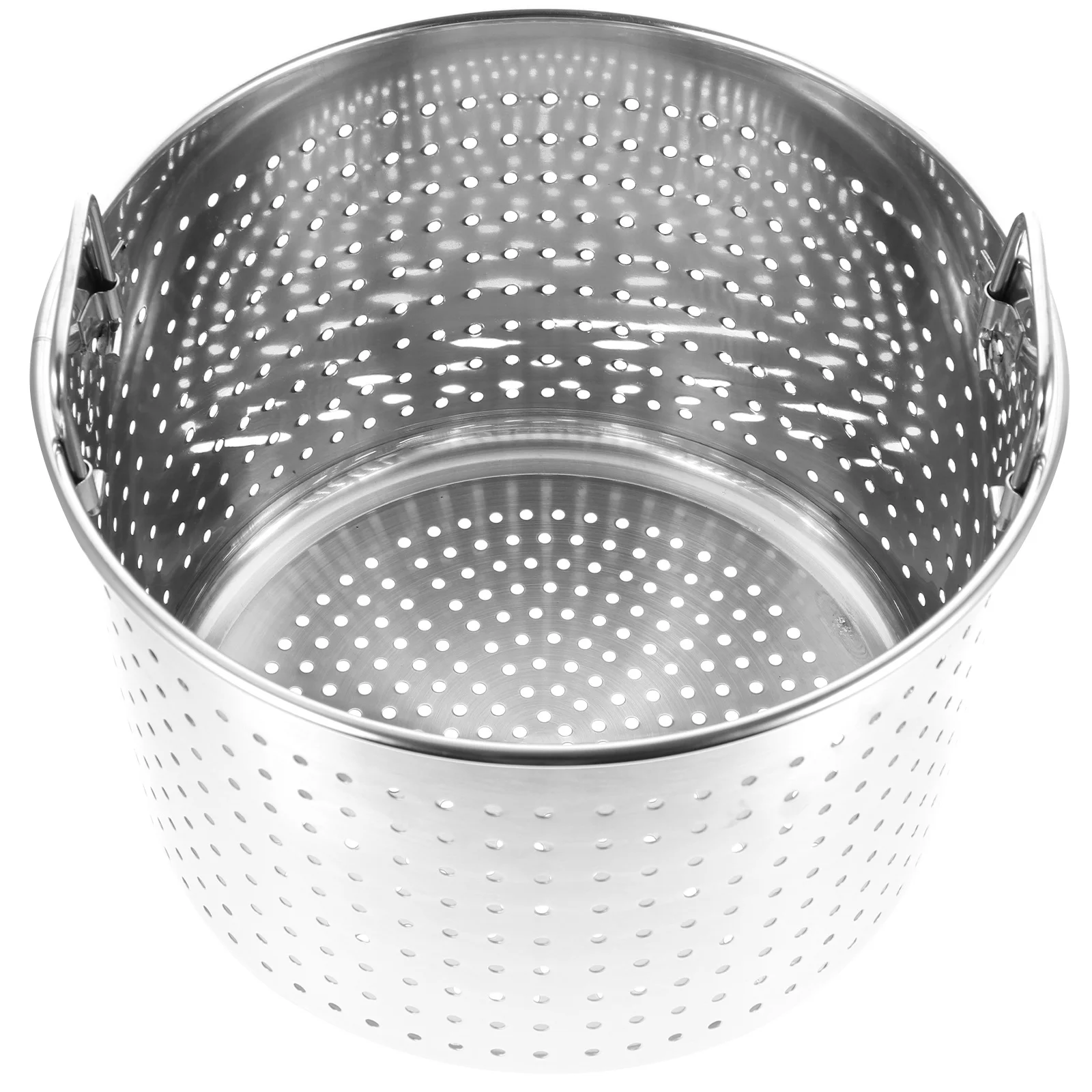 

Seafood Boil Basket Stainless Steel Stock Pot Strainer Bucket Corrosion Resistant Crawfish Cooking Pot Turkey Fryer Basket