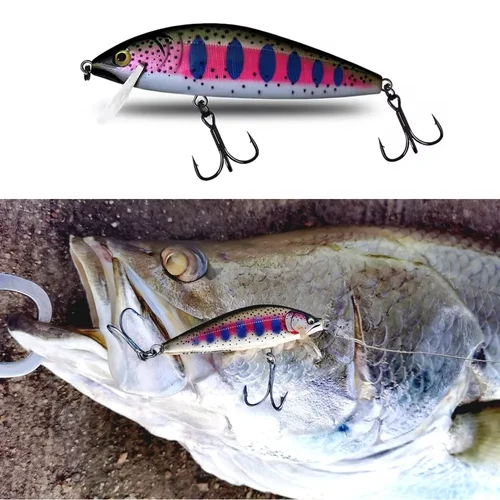 Cuenta regresiva Elite 70mm 10g Señuelos de pesca de pececillo que se hunden Jerkbaits Peche cebo Artificial Wobbler señuelo para pesca de lubina y trucha CDE75