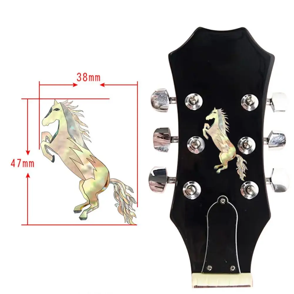 Novelty Guitar Head Sticker DIY Personalise Guitar Panel Sticker Inlay Sticker PVC Guitar Headstock Decal Guitar Beginner Gifts