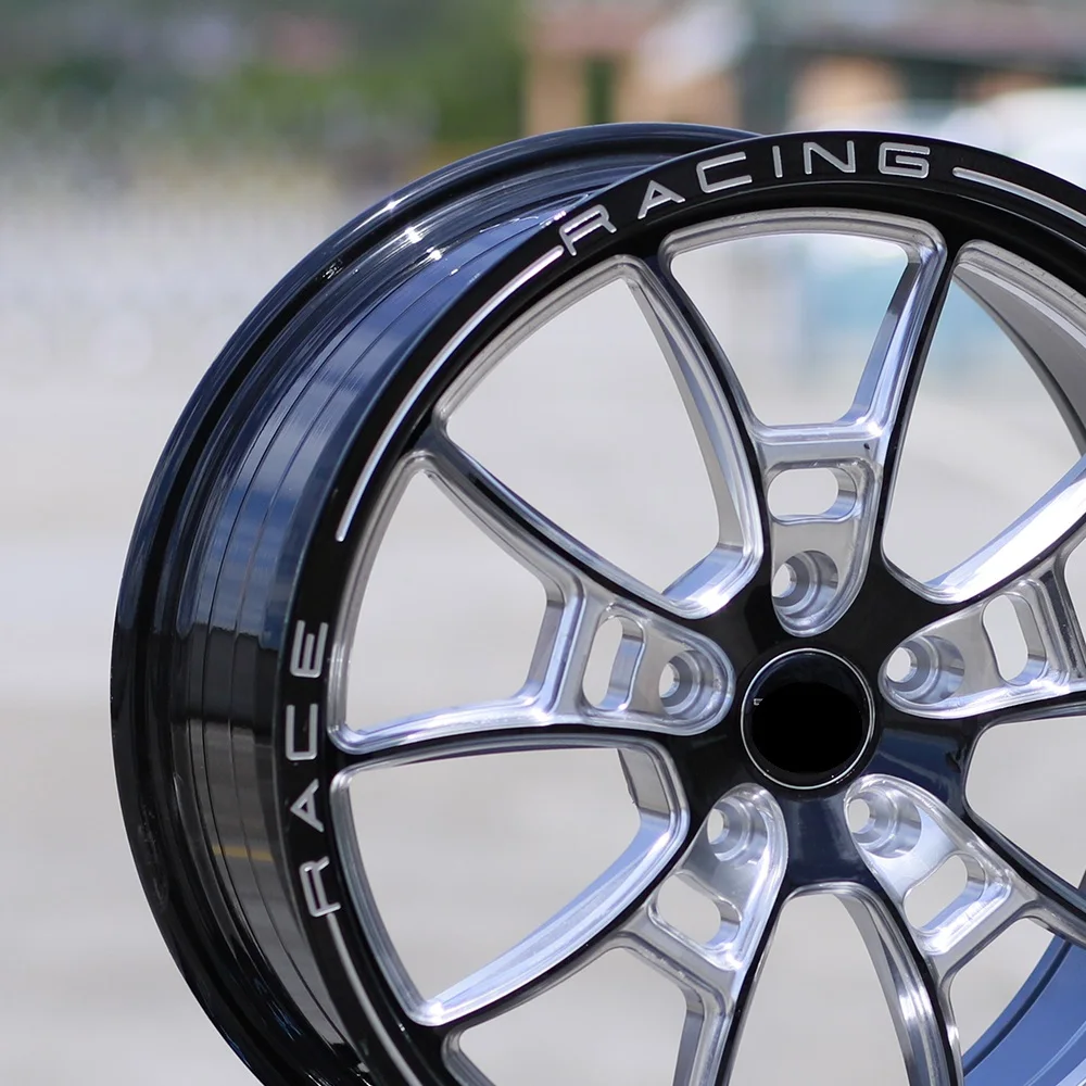 جديد مخصص الأسود سباق السيارات الحافات 15-24 بوصة 5x114.3 5x120 Te37 قطعة واحدة سبيكة مزورة عجلات 25 مللي متر 35 مللي متر ET ل F10 E46 G30 A7 C8