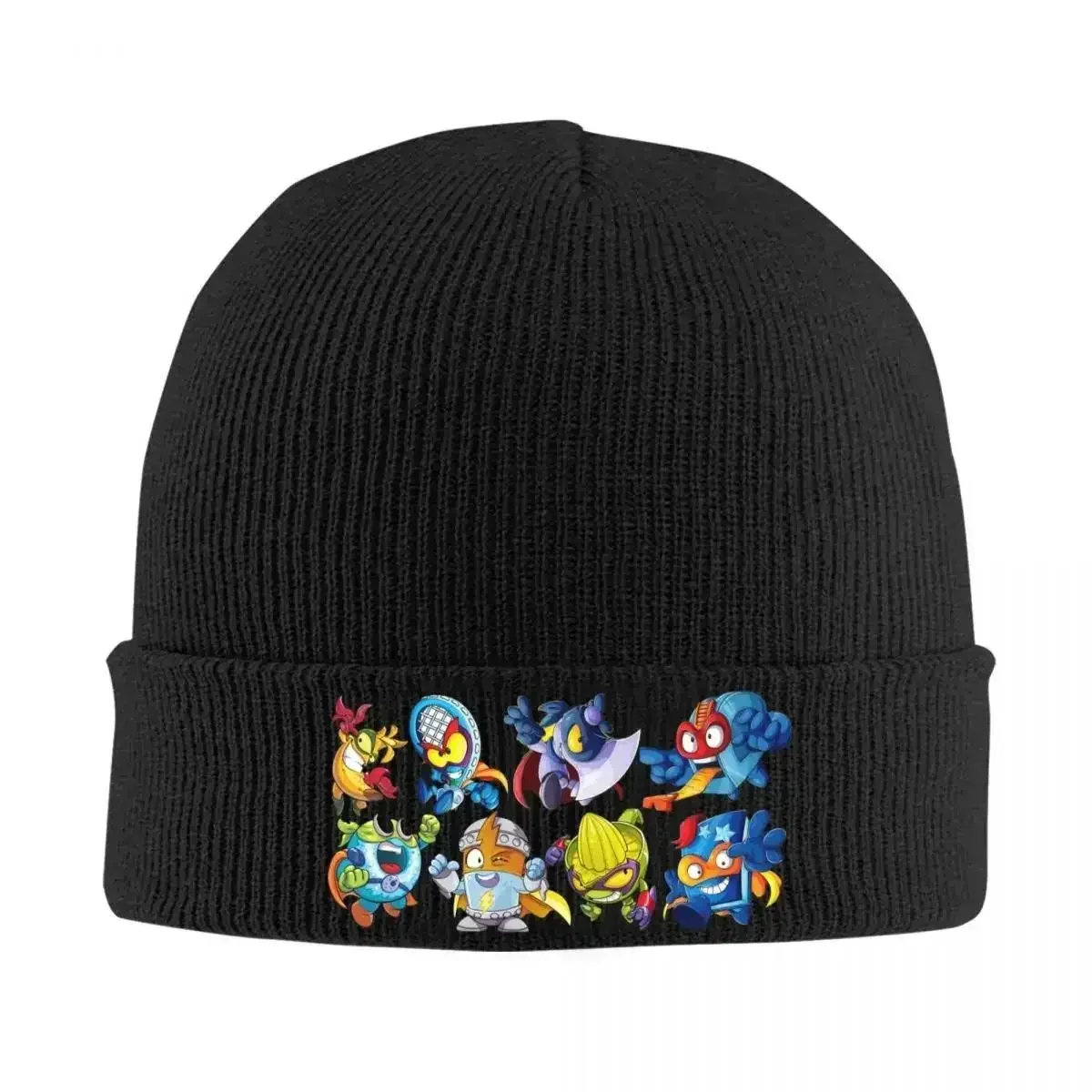 New    Hot Sale Superthings Warm Knitted Cap Hip Hop Bonnet Hat Autumn Winter Outdoor Beanies Hats For Unisex Adult