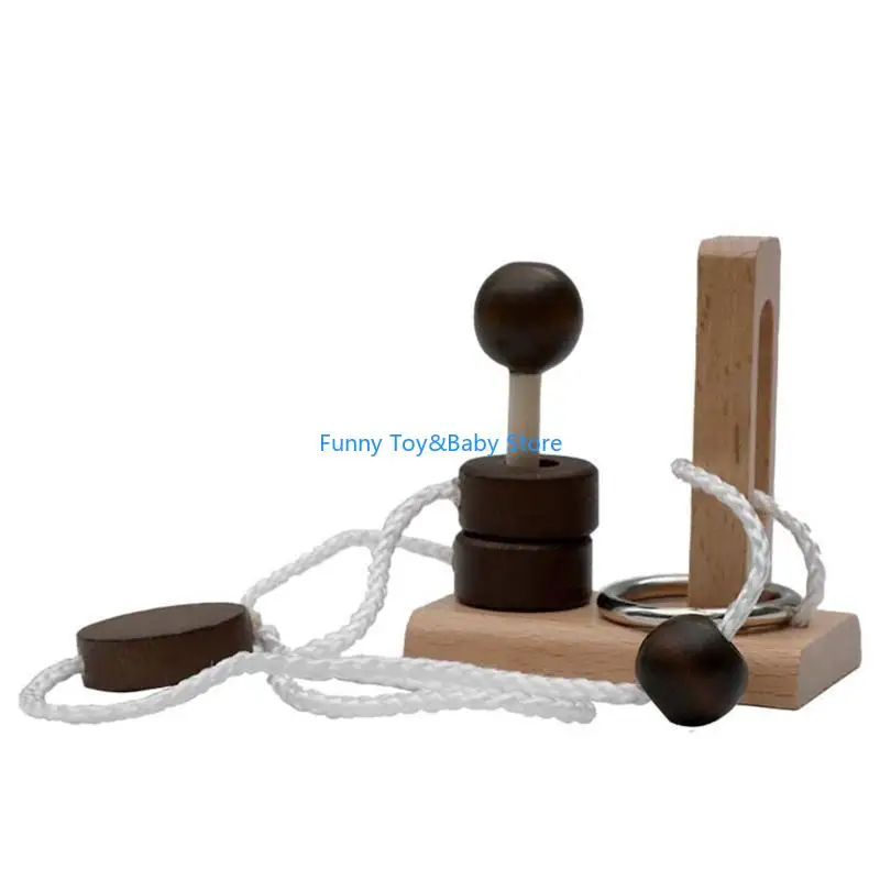 C90B متاهة مغلقة اللغز يدوية تنسيق الحبل اللغز لعبة الابتدائية الأطفال