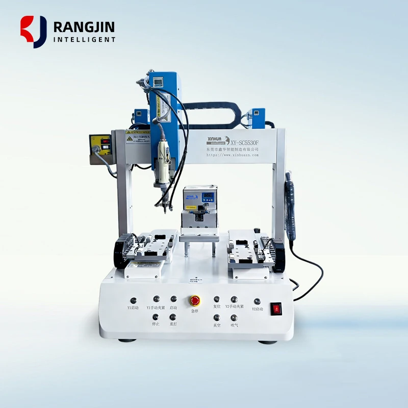 Hot SellingAutomatic Screw Fastening Machine With Robotic Arm And Intelligent Positioning PLC Controlled Motor 3C Electronics