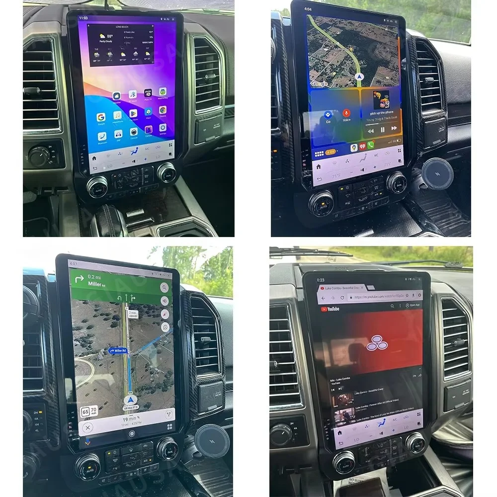 

14.5 inches Touch Screen Car Radio For Ford F150 2015- 2022 Android 13 GPS Auto Radio Multimedia Video Player Carplay Head Unit