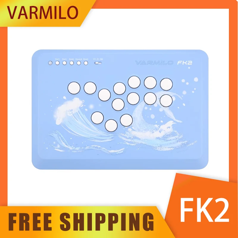 Varmilo FK2 Mini Mechanical Keyboard Wired Hitbox 14 Keys Inductive Switch For Street Fighter Gamer Laptop PC Gaming Keyboard