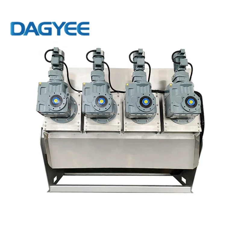 Industrial Grade High Efficiency for Chemical Wastewater Sludge Treatment Low Energy Consumption Sludge Dewatering Machines/
