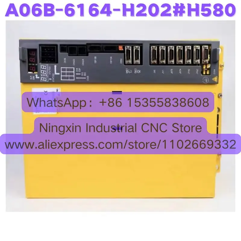 Second-hand A06B-6164-H202#H580 A06B-6164-H202 Servo Amplifier Tested OK Quick Shipment