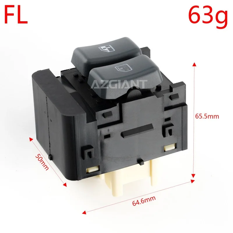 Front Door for GMC Savana 1500 2500 3500 Chevrolet Express 1500 2500 3500 Window Master Switch Control Button 1996-2000