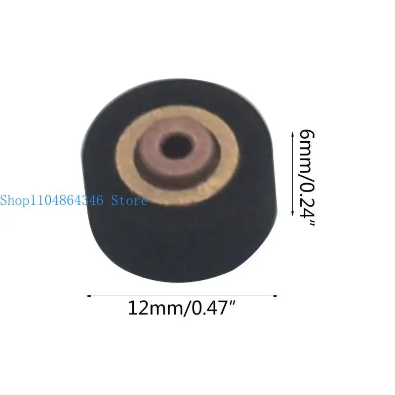 

5asd Metal Pinch Roller 12x12x6mm For REVEX Cassette B215 / B710 and STUDER A721