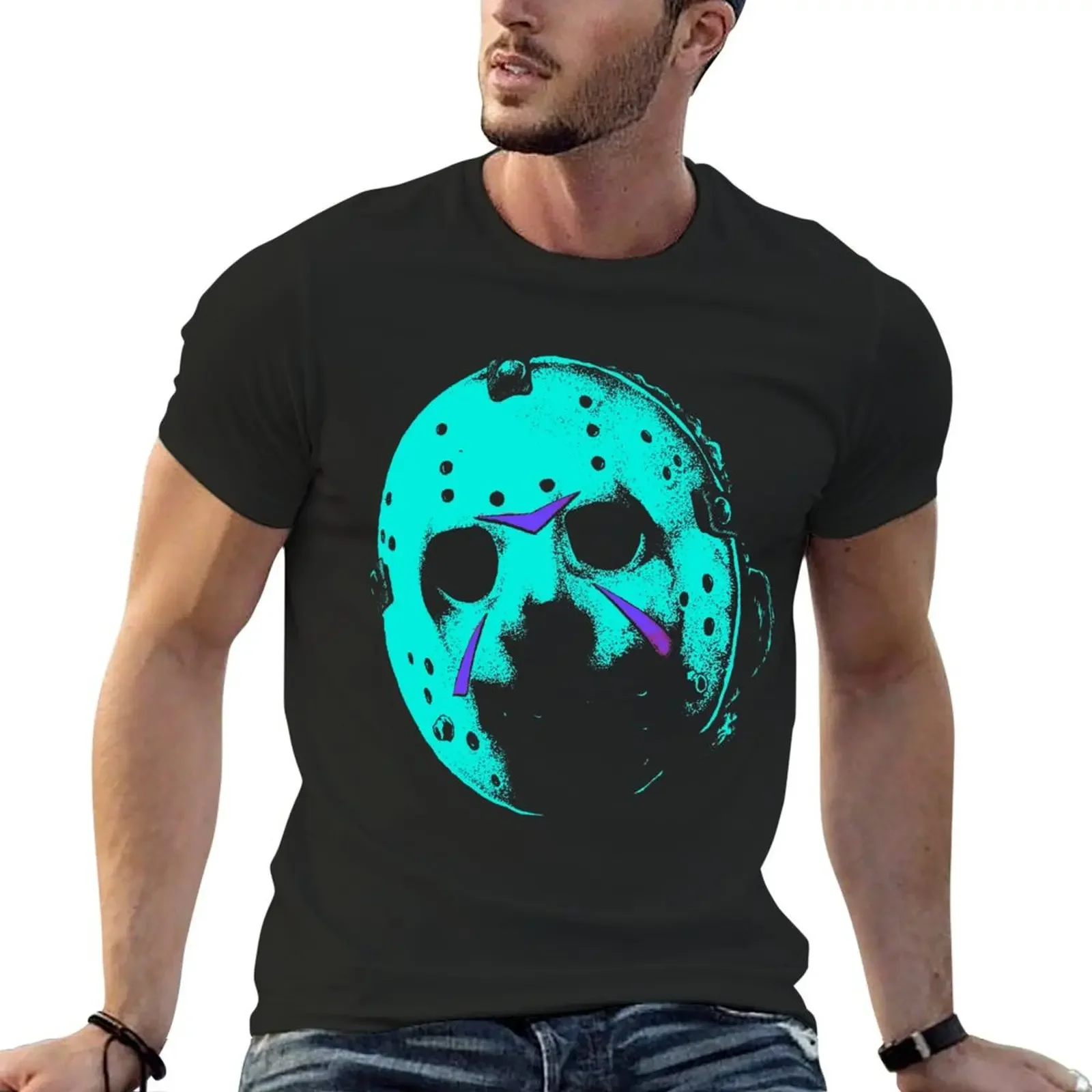 8 bit slasher T-Shirt plus size tops blacks mens t shirt graphic