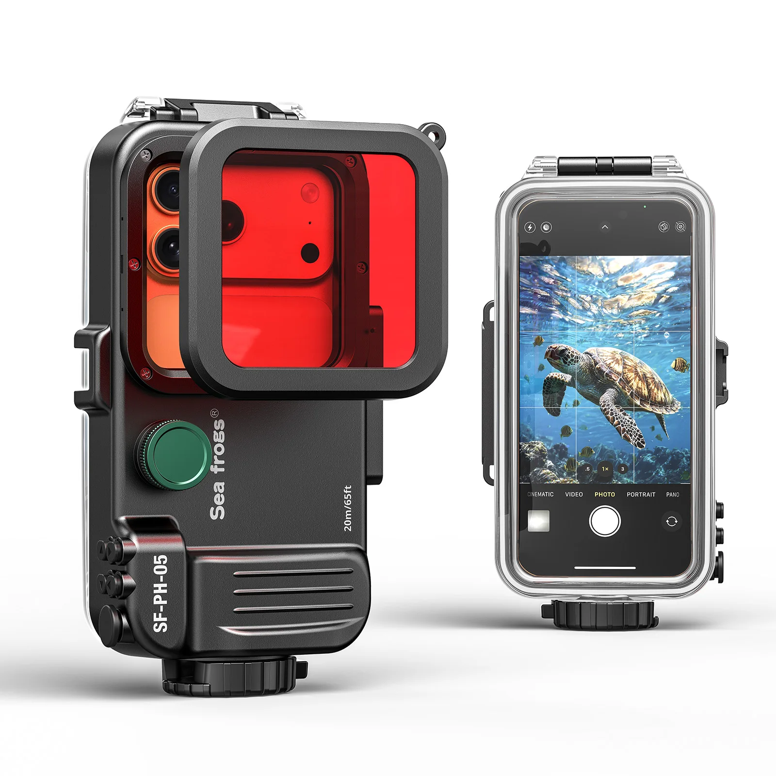 20m Underwater Phone Housing for IPhone 17 pro max 17 Snorkeling Bluetooth Mouse-Button Control Case with Vacuum Seal & Anti-Fog