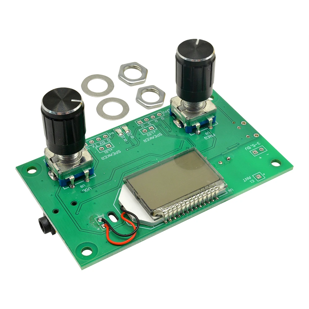 FM Radio Receiver Module 87-108MHz Frequency Modulation Stereo Receiving Board With LCD Digital Display 3-5V DSP PLL