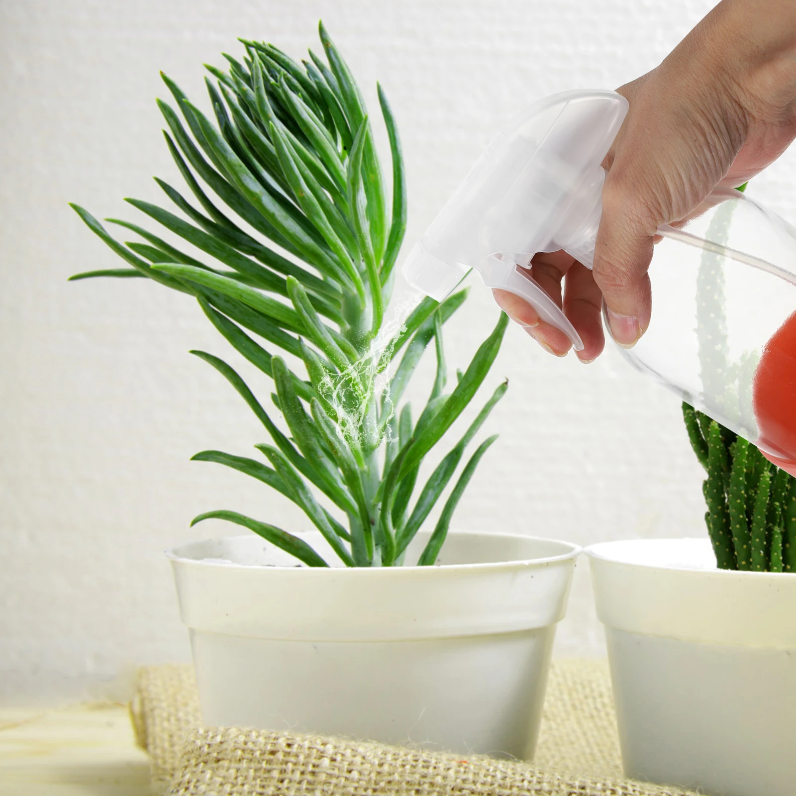 

3Pcs Anti-Slip Glass Spray Bottles with Silicone Sleeve Refillable Leakproof Fine Mist Sprayer for Home Garden Salon Use