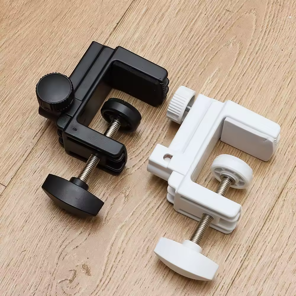 1Pc סוגר מהדק אוניברסלי שולחן מנורת קליפ באיכות גבוהה שולחן עבודה מהדק המיטה מעשי קבוע קליפ אביזרי הרכבה