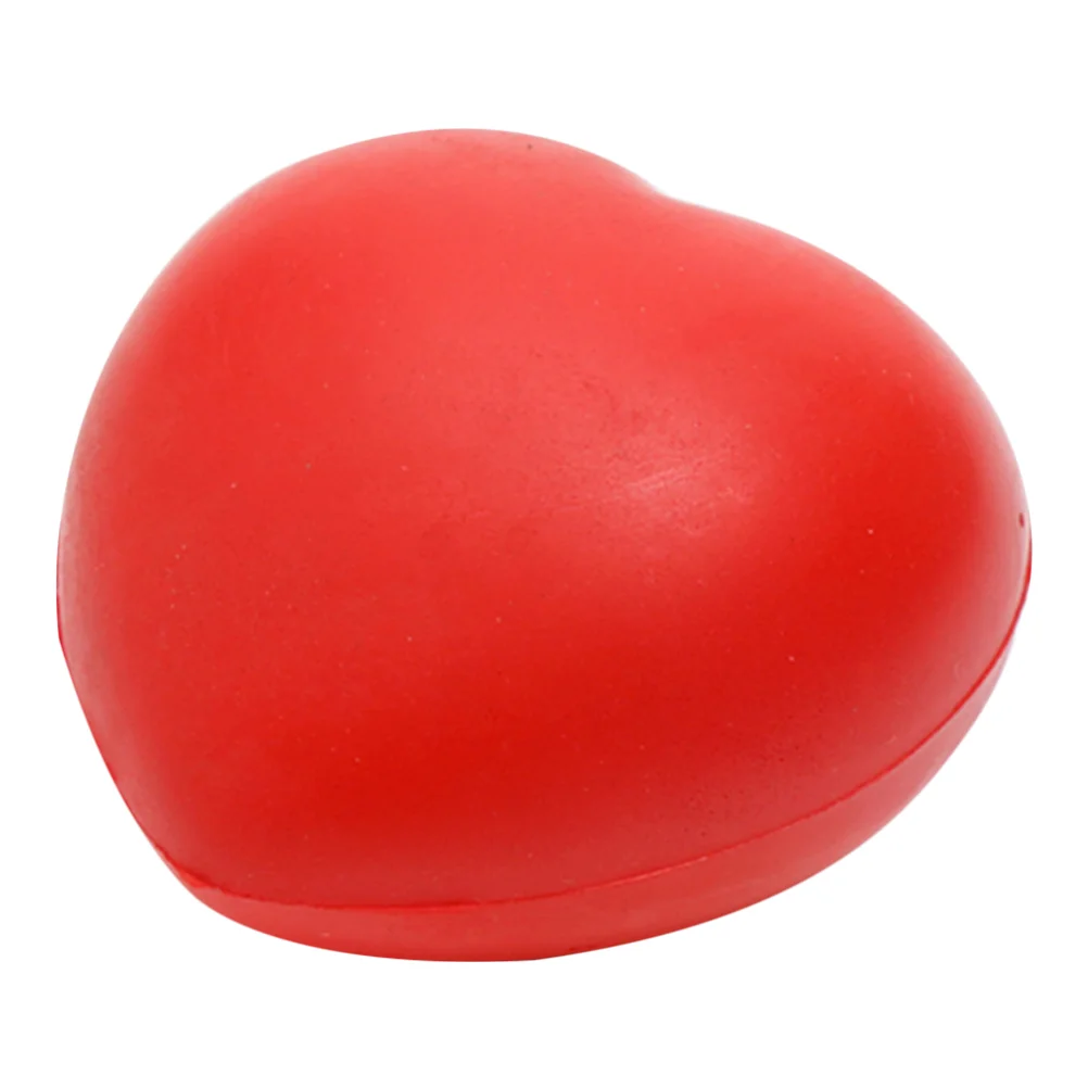 4 Pcs Grip Ball Love Vent Child Stress Balls for Adults Pu Creative Heart Shaped