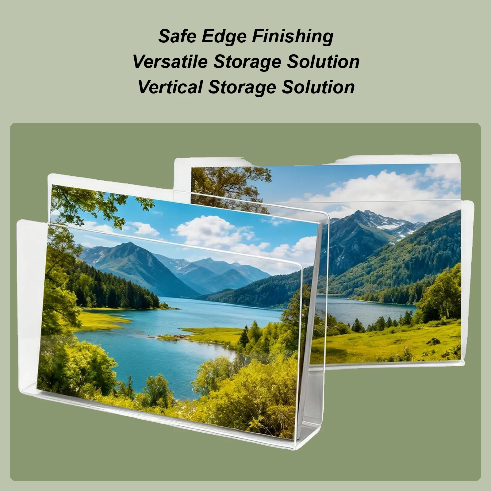 

Настенный органайзер для файлов, прозрачный органайзер для хранения дисплея, акриловый держатель для брошюр, подставка для бумажной почты, письма, книги