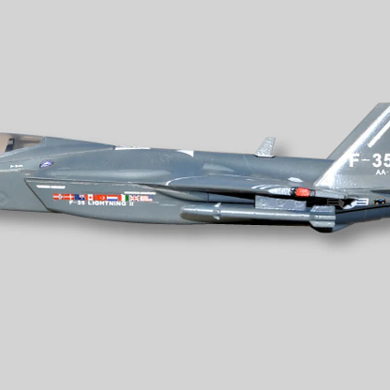 طائرة كهربائية F35 V2 محرك نفاث Epp6 قناة التحكم عن بعد ثابت الجناح لعبة مقاتلة طائرة نموذج طائرة عالية السرعة للأطفال