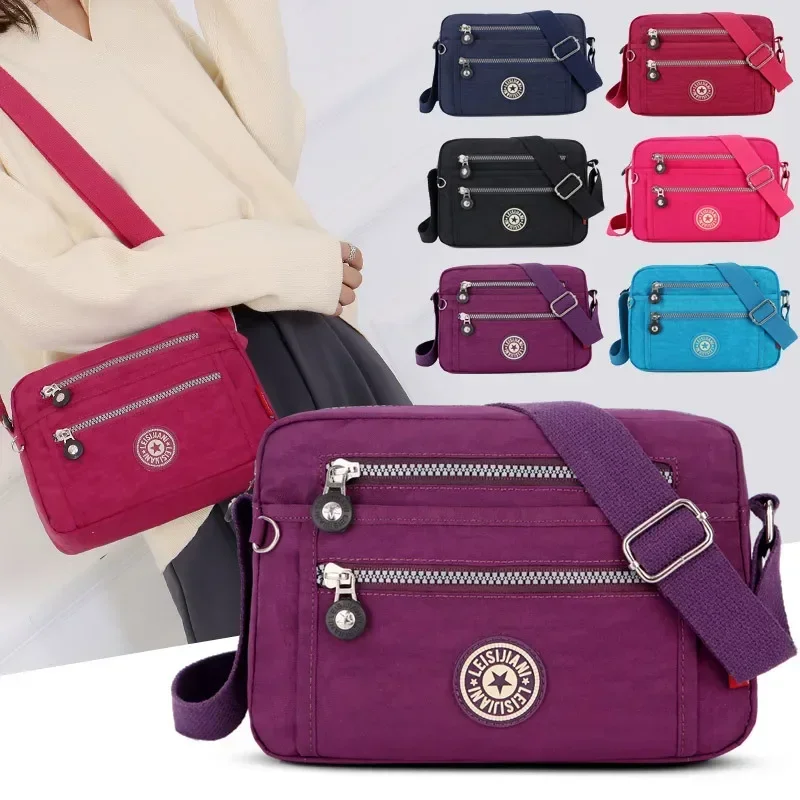 Wasserdichte Nylon Frauen Umhängetaschen kleine Geldbörse Umhängetasche weibliche Umhängetaschen Handtaschen hochwertige Bolsa Tasche