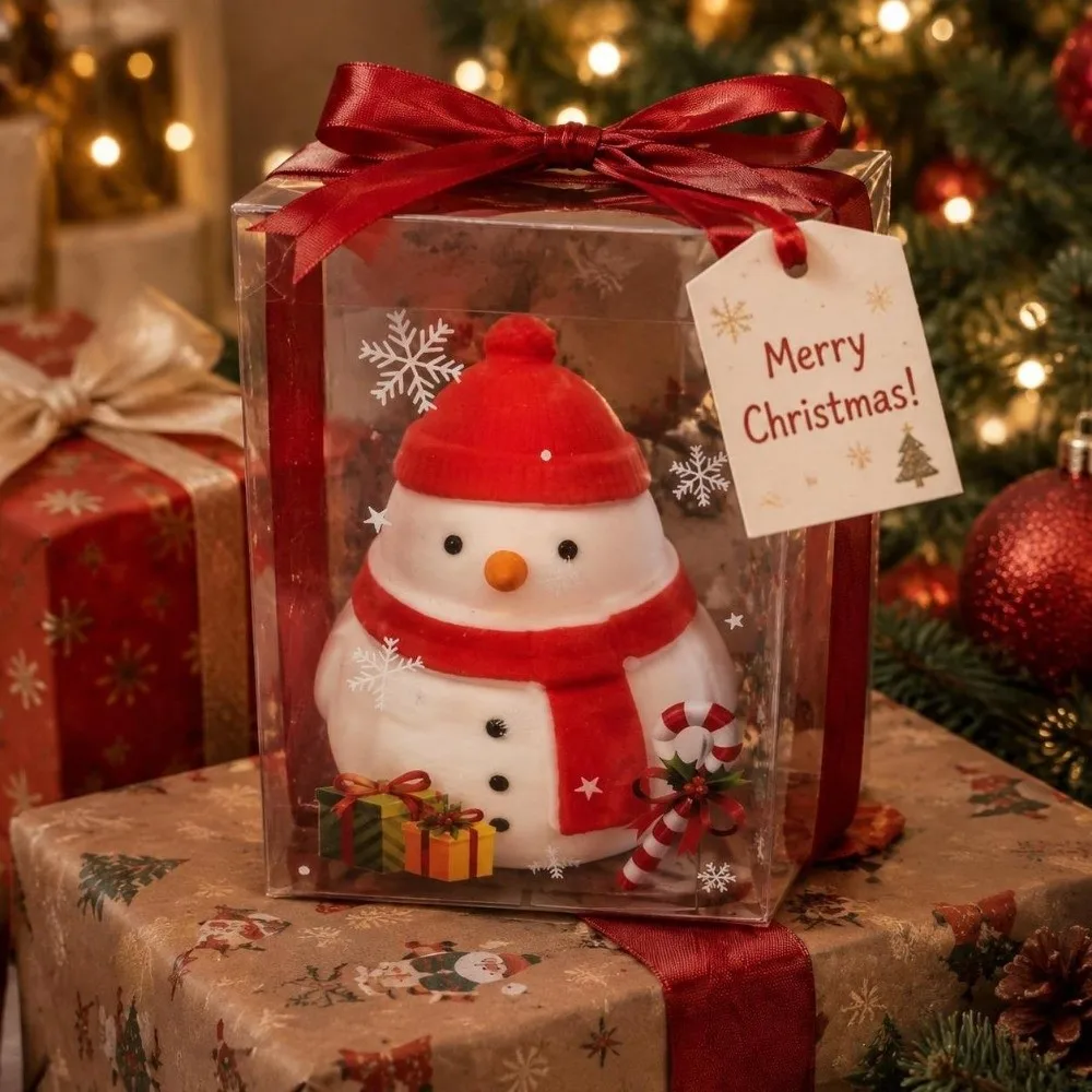 Soft Christmas Squishy Toys Comfortable Snowman Slow Rising Squishy Doll Santa Claus Xmas Tree Sensory Stress Fidget Toy