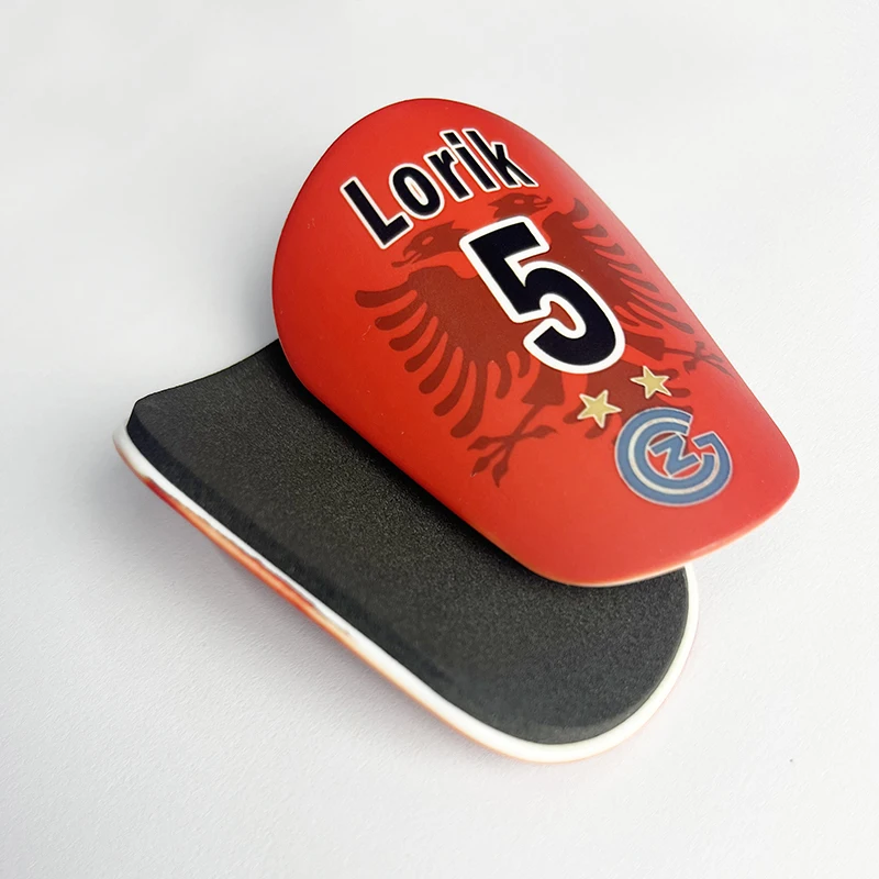 Football Team Customized Leg Guards Flag Name Number Logo Personalized Shin Guard Training Protection Super Mini Shinpads 2023
